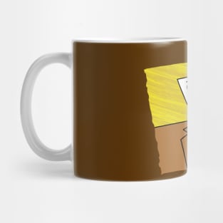 Suspicious Expression Drawing Mug